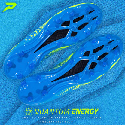Phenom Quantum Energy: All Purpose Cleats - Columbia Blue & Slime - Angler's Pro Tackle & Outdoors
