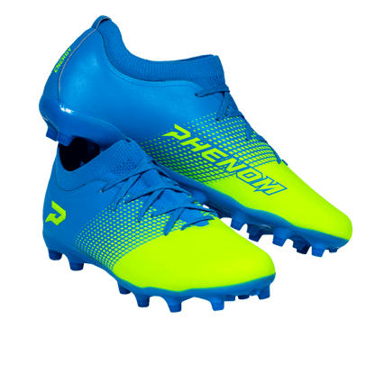 Phenom Quantum Energy: All Purpose Cleats - Columbia Blue & Slime - Angler's Pro Tackle & Outdoors