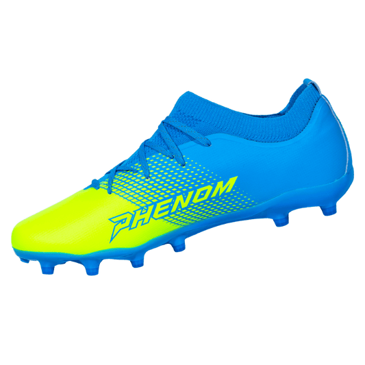 Phenom Quantum Energy: All Purpose Cleats - Columbia Blue & Slime - Angler's Pro Tackle & Outdoors