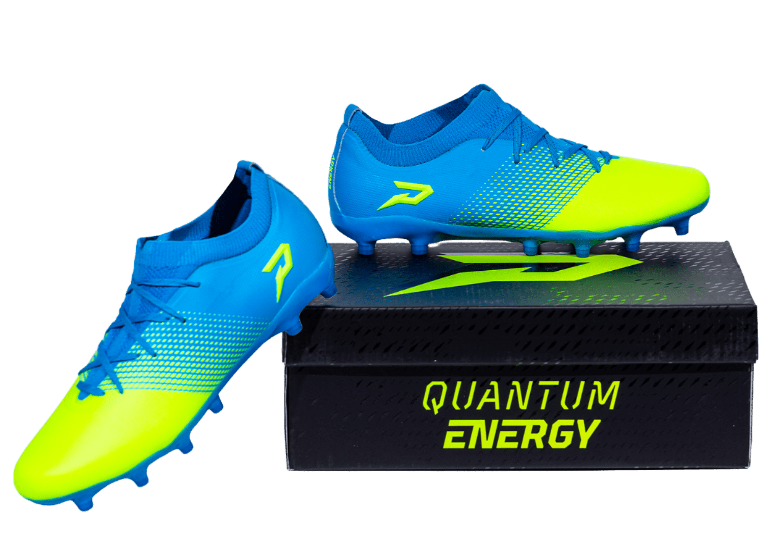 Phenom Quantum Energy: All Purpose Cleats - Columbia Blue & Slime - Angler's Pro Tackle & Outdoors