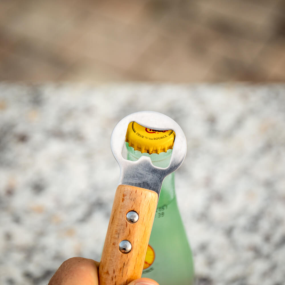 Baseball BBQ "PICKOFF" Bottle Opener