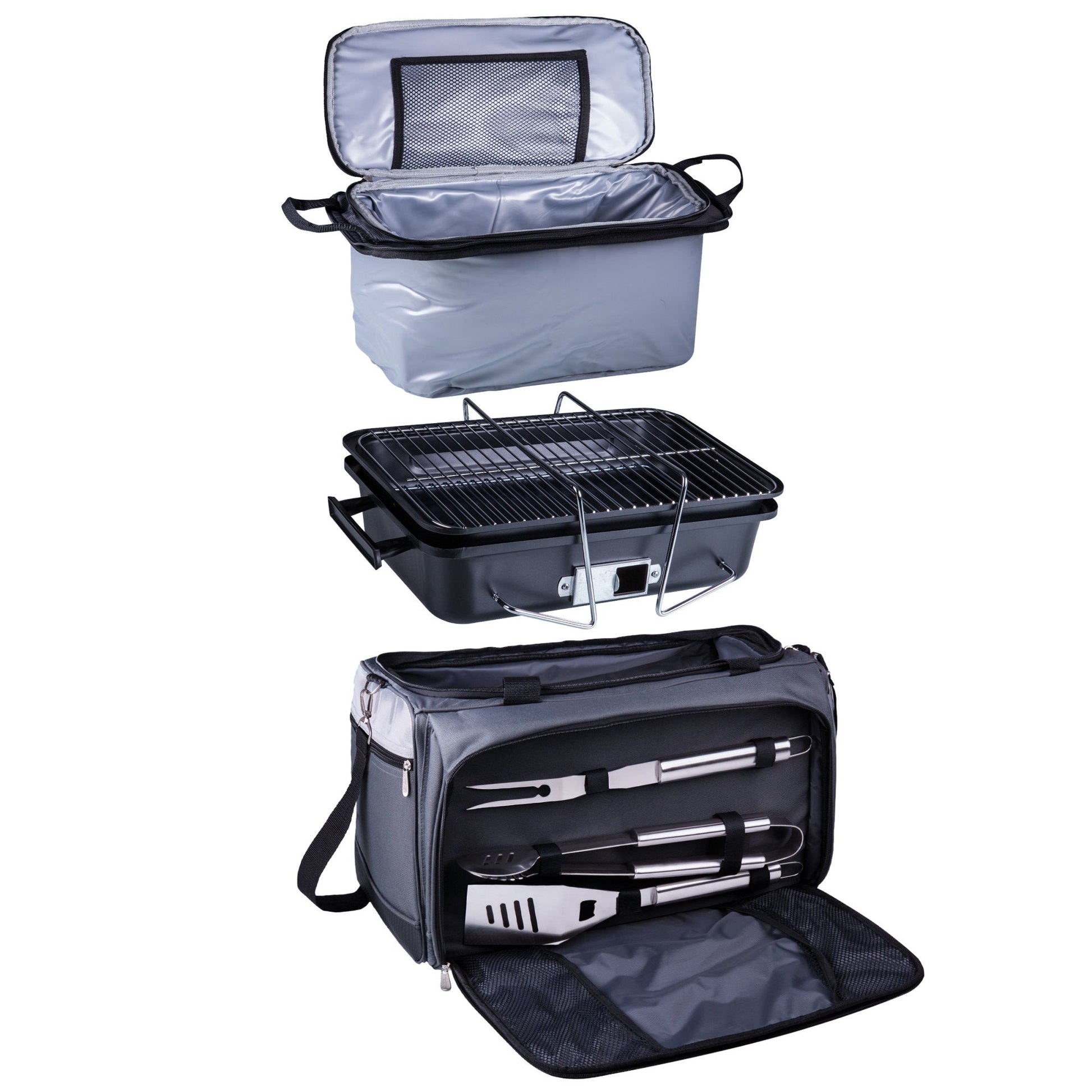 Picnic Time Buccaneer Portable Charcoal Grill & Cooler Tote - Angler's Pro Tackle & Outdoors
