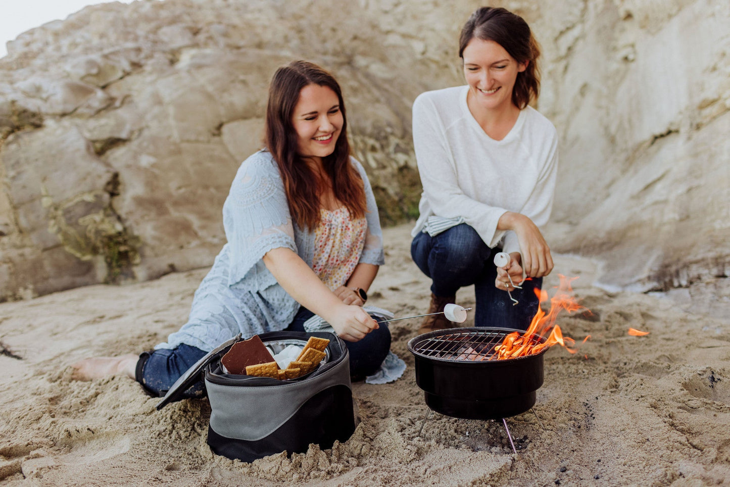 Picnic Time Caliente Portable Charcoal Grill & Cooler Tote - Angler's Pro Tackle & Outdoors