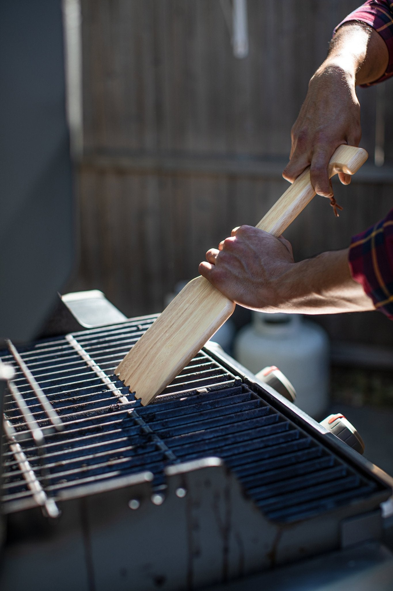 Picnic Time Hardwood BBQ Grill Scraper with Bottle Opener - Angler's Pro Tackle & Outdoors