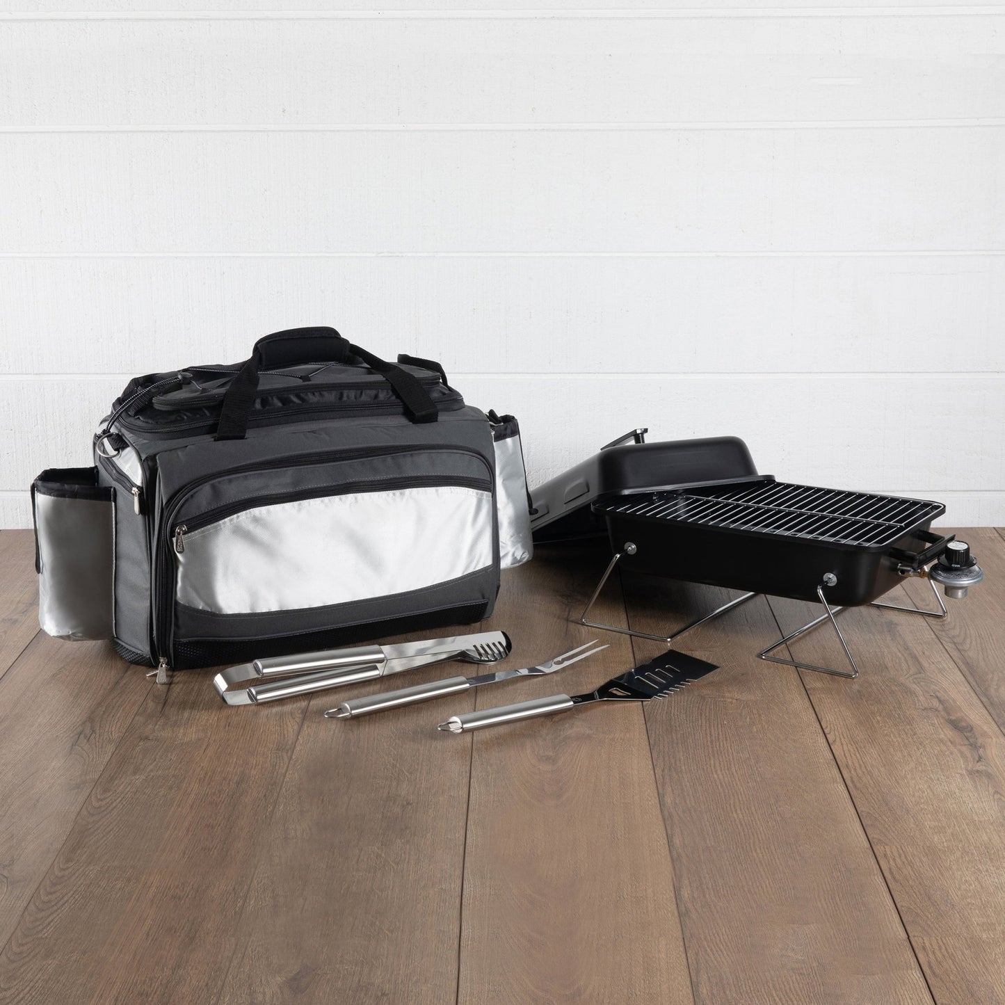 Picnic Time Vulcan Portable Propane Grill & Cooler Tote - Angler's Pro Tackle & Outdoors