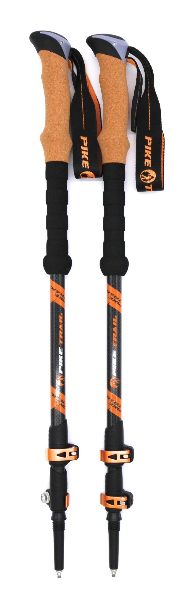 best fishing pole for hiking Pike Trail Carbon Fiber Trekking Poles: High Performance Hiking Sticks for Hiking, Hunting, Trekking and Nordic Walking