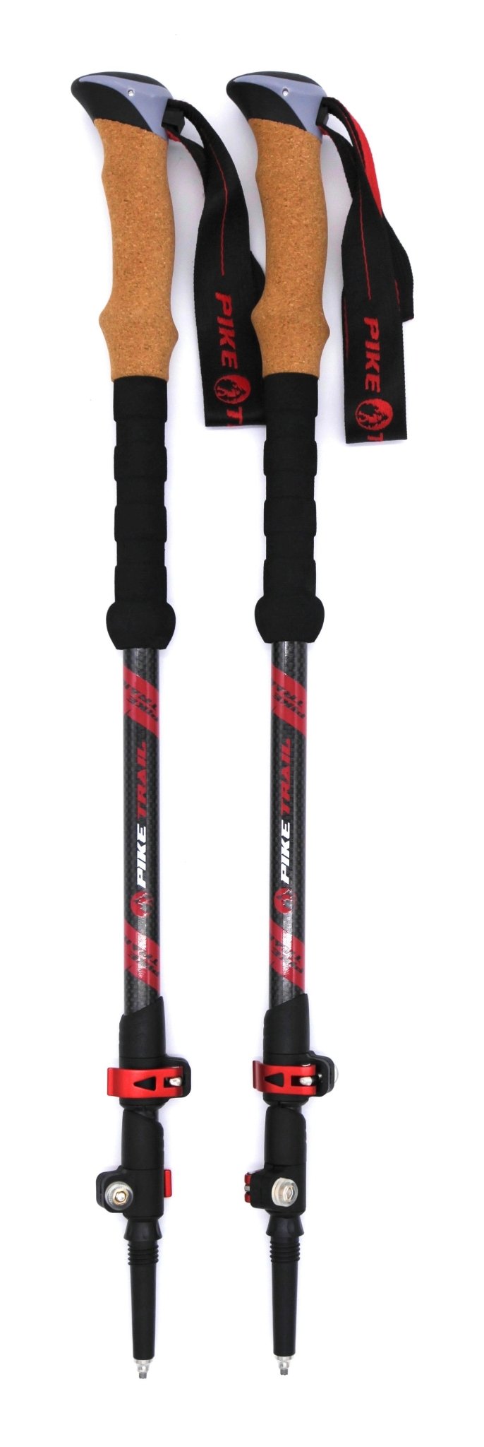 Pike Trail Carbon Fiber Trekking Poles: High Performance Hiking Sticks for Hiking, Hunting, Trekking and Nordic Walking - Angler's Pro Tackle & Outdoors