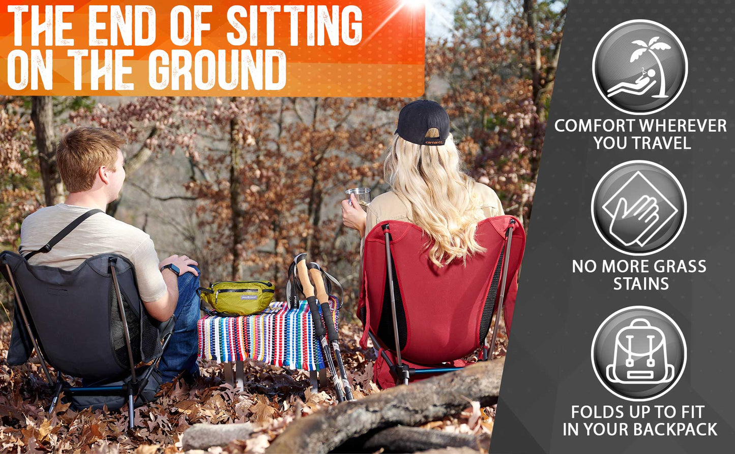 Pike Trail Ultralight Compact Outdoor Camping Tailgate Chair - Angler's Pro Tackle & Outdoors