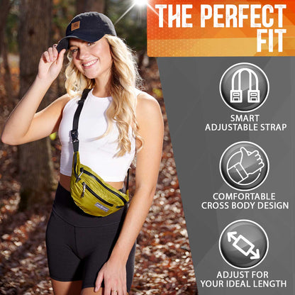 Pike Trail Waist/Shoulder Hiking, Running, Fanny Packs - Angler's Pro Tackle & Outdoors