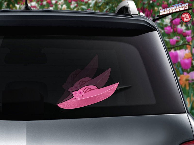 Pink Flower Hat WiperTags - Angler's Pro Tackle & Outdoors