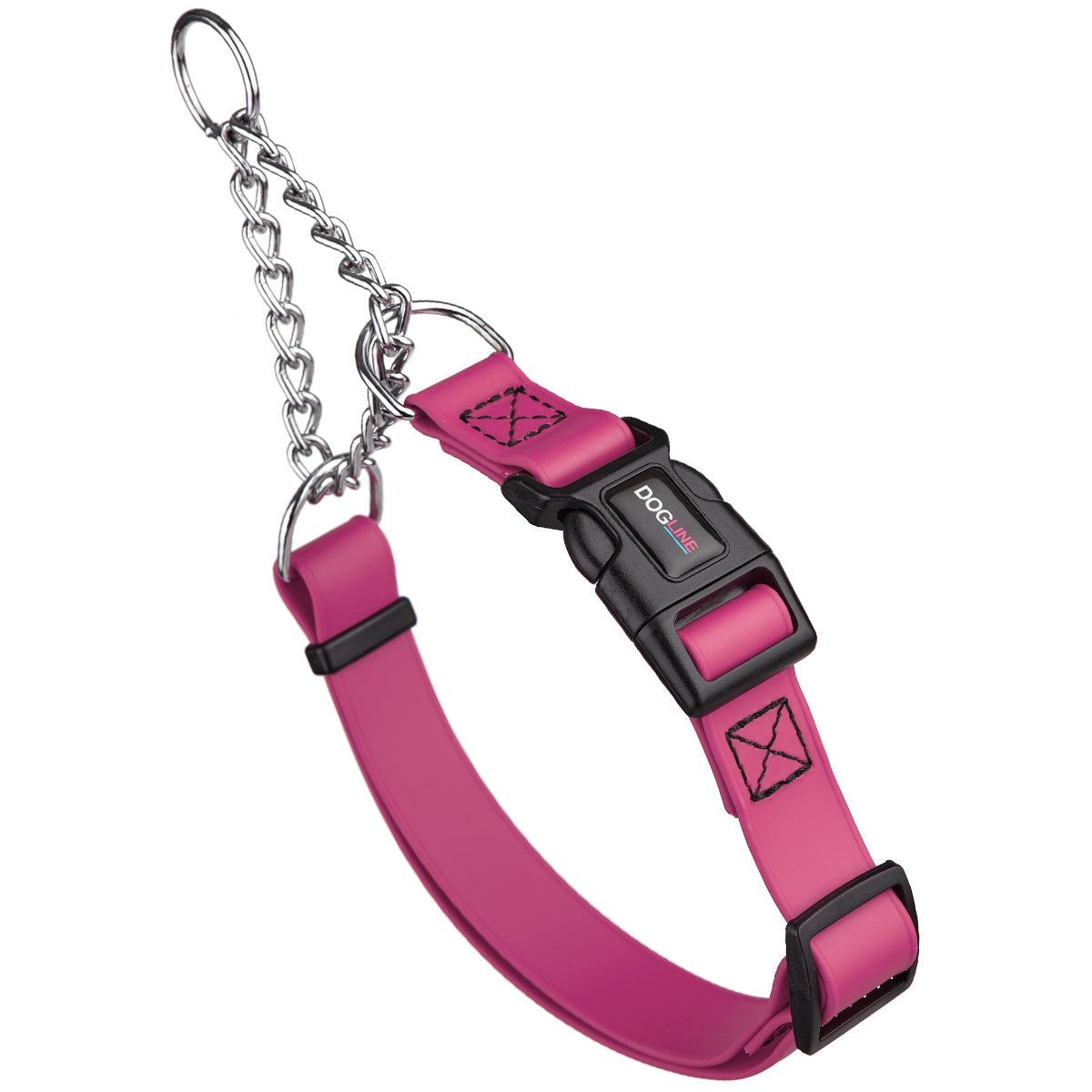 Dogline Biothane Adjustable Martingale Collar with Quick Release Buckle