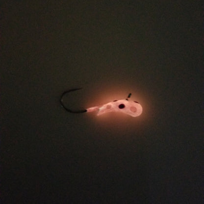 Kenders - Pink Wonderbread Glow Tungsten Kanoe Jig