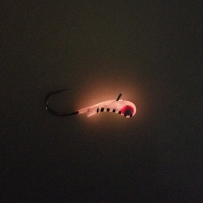 Kenders - Pink Stripe Glow Tungsten Kanoe Jig