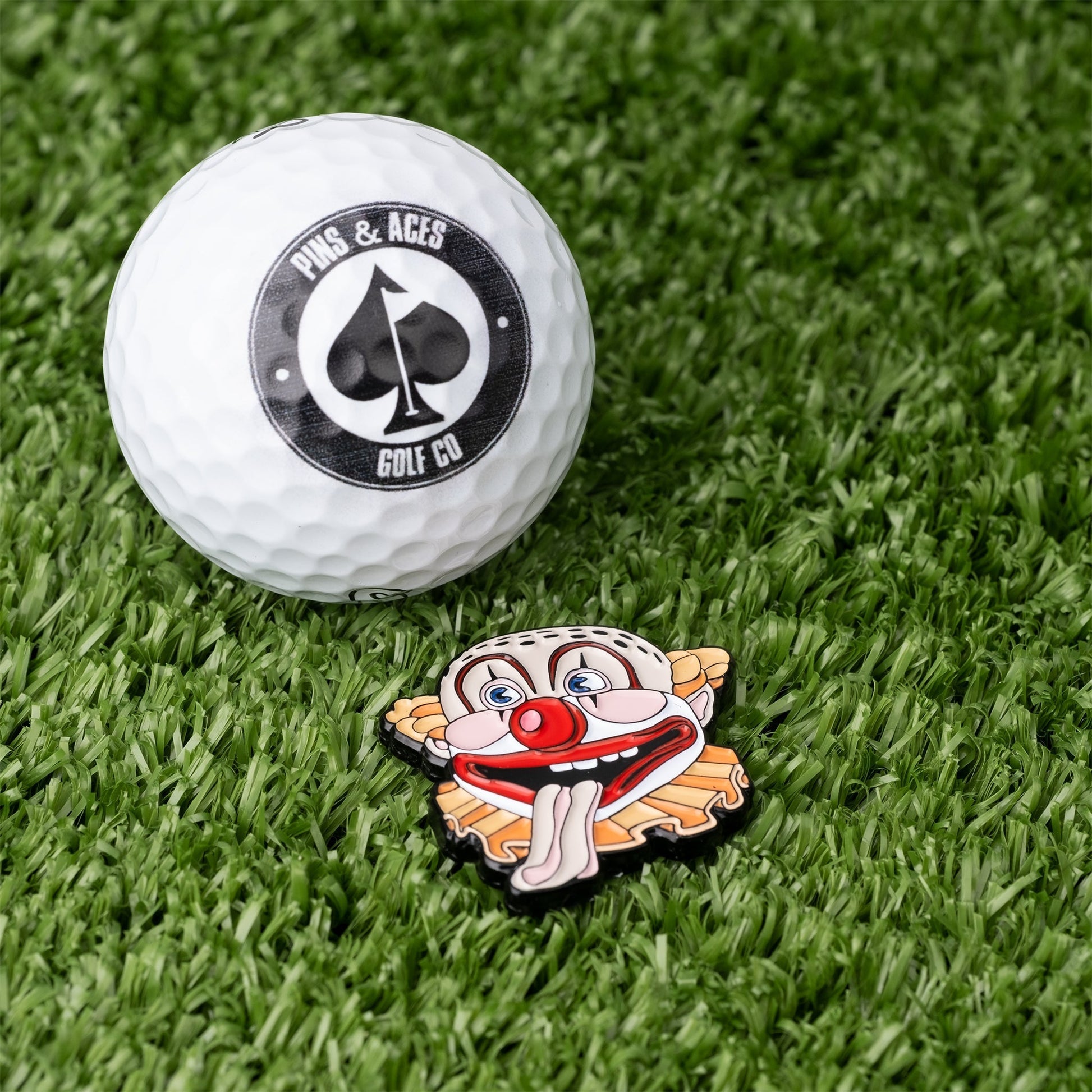 Pins and Aces Clowns Mouth Ball Marker - Angler's Pro Tackle & Outdoors