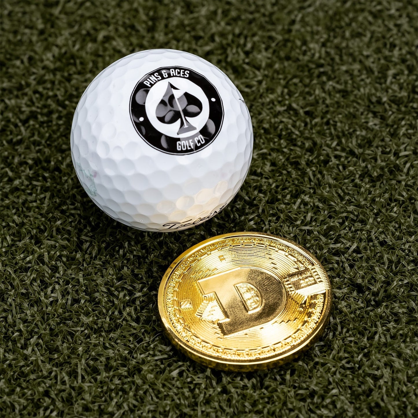 Pins and Aces Dogecoin Ball Marker - Angler's Pro Tackle & Outdoors