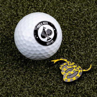 Pins and Aces Don't Tread on Me Ball Marker - Angler's Pro Tackle & Outdoors
