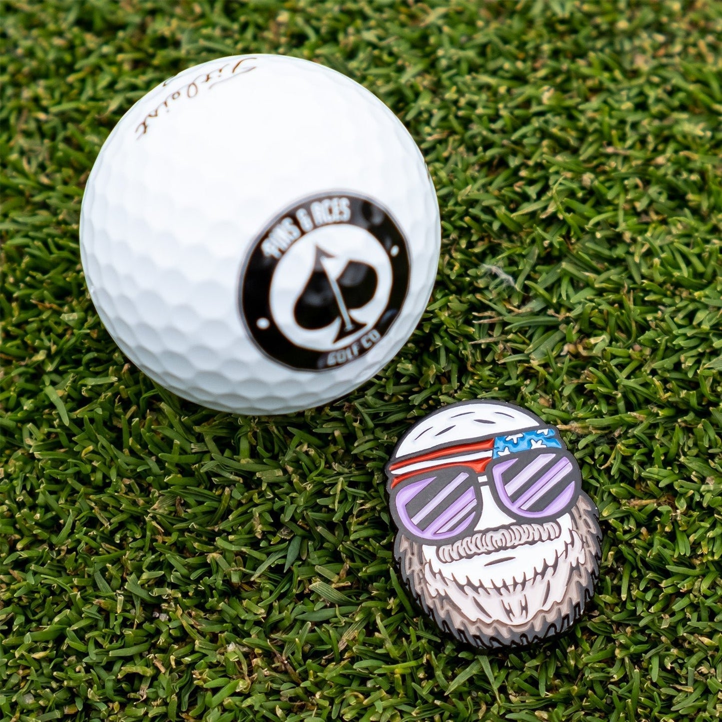 Pins and Aces Gus the Degenerate Ball Marker - Angler's Pro Tackle & Outdoors