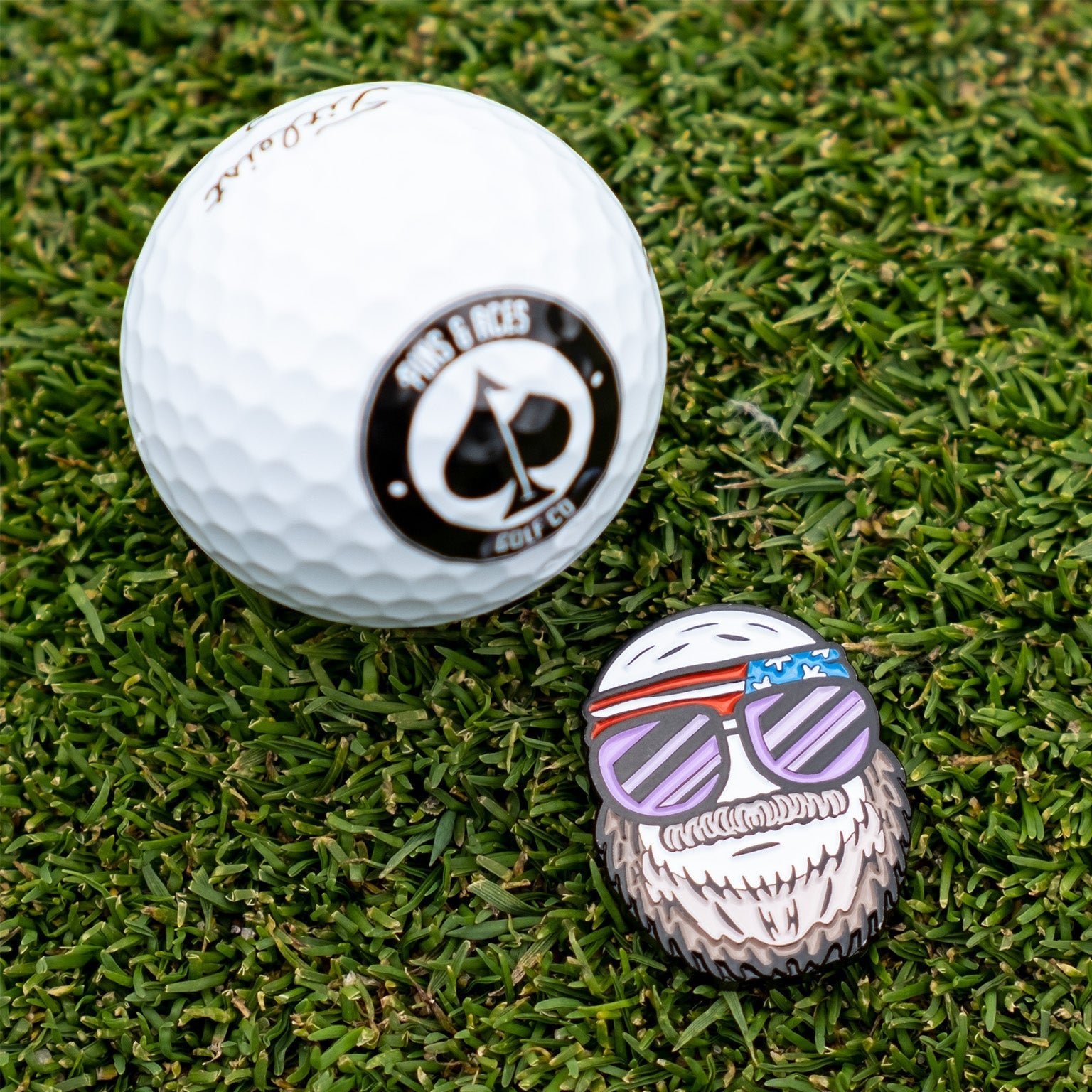 Pins and Aces Gus the Degenerate Ball Marker - Angler's Pro Tackle & Outdoors