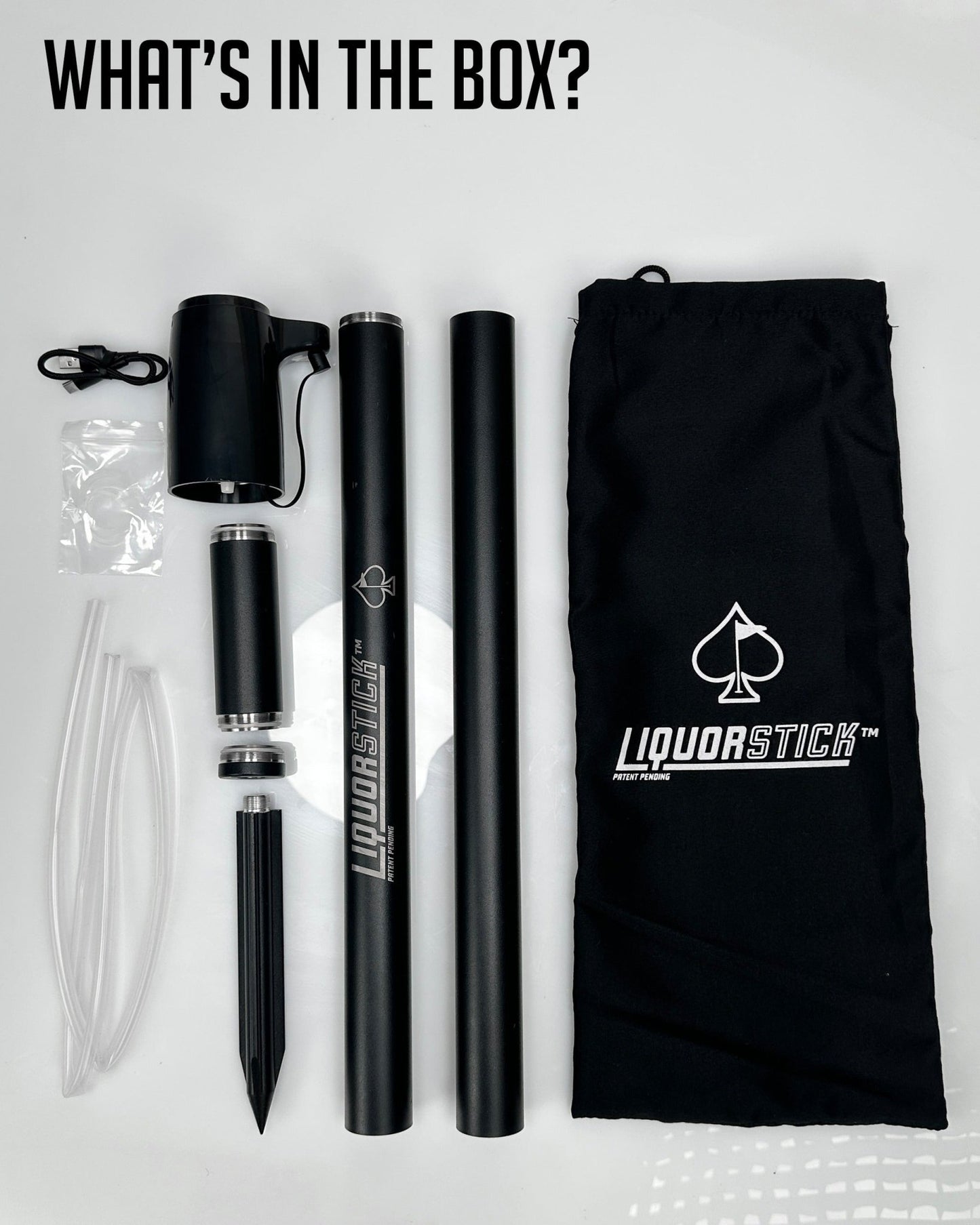 Pins and Aces LiquorStick® 3.0 - Black - Angler's Pro Tackle & Outdoors