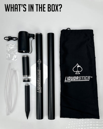 Pins and Aces LiquorStick® 3.0 - Black - Angler's Pro Tackle & Outdoors