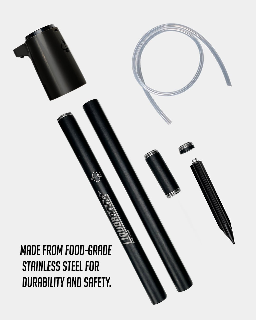 Pins and Aces LiquorStick® 3.0 - Black - Angler's Pro Tackle & Outdoors
