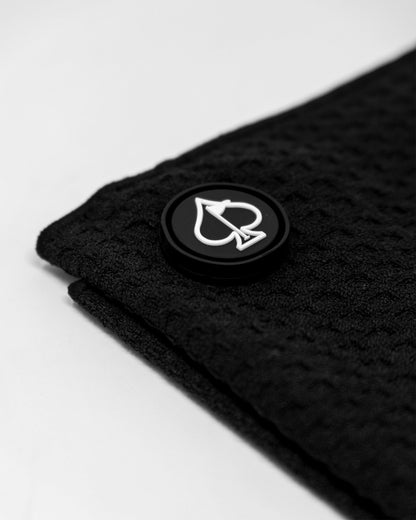 Pins and Aces Magnetic Towel - Black - Angler's Pro Tackle & Outdoors