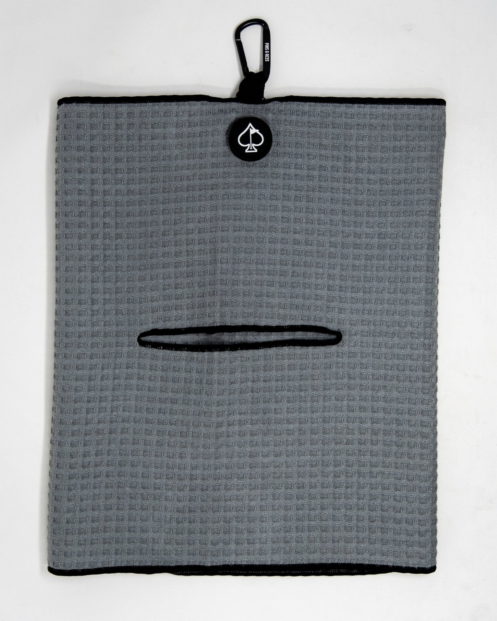 Pins and Aces Magnetic Towel - Gray - Angler's Pro Tackle & Outdoors