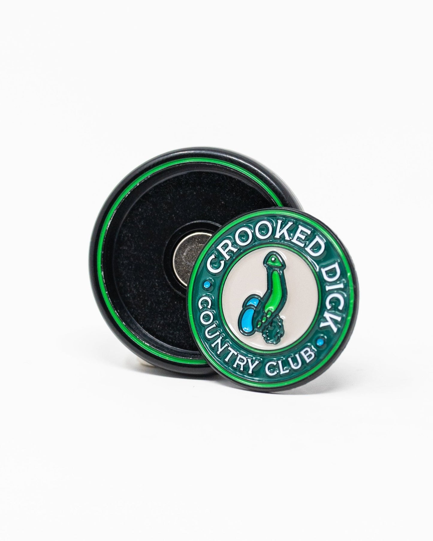 Pins and Aces Pop Out Medallion Ball Marker - Crooked Dick - Angler's Pro Tackle & Outdoors