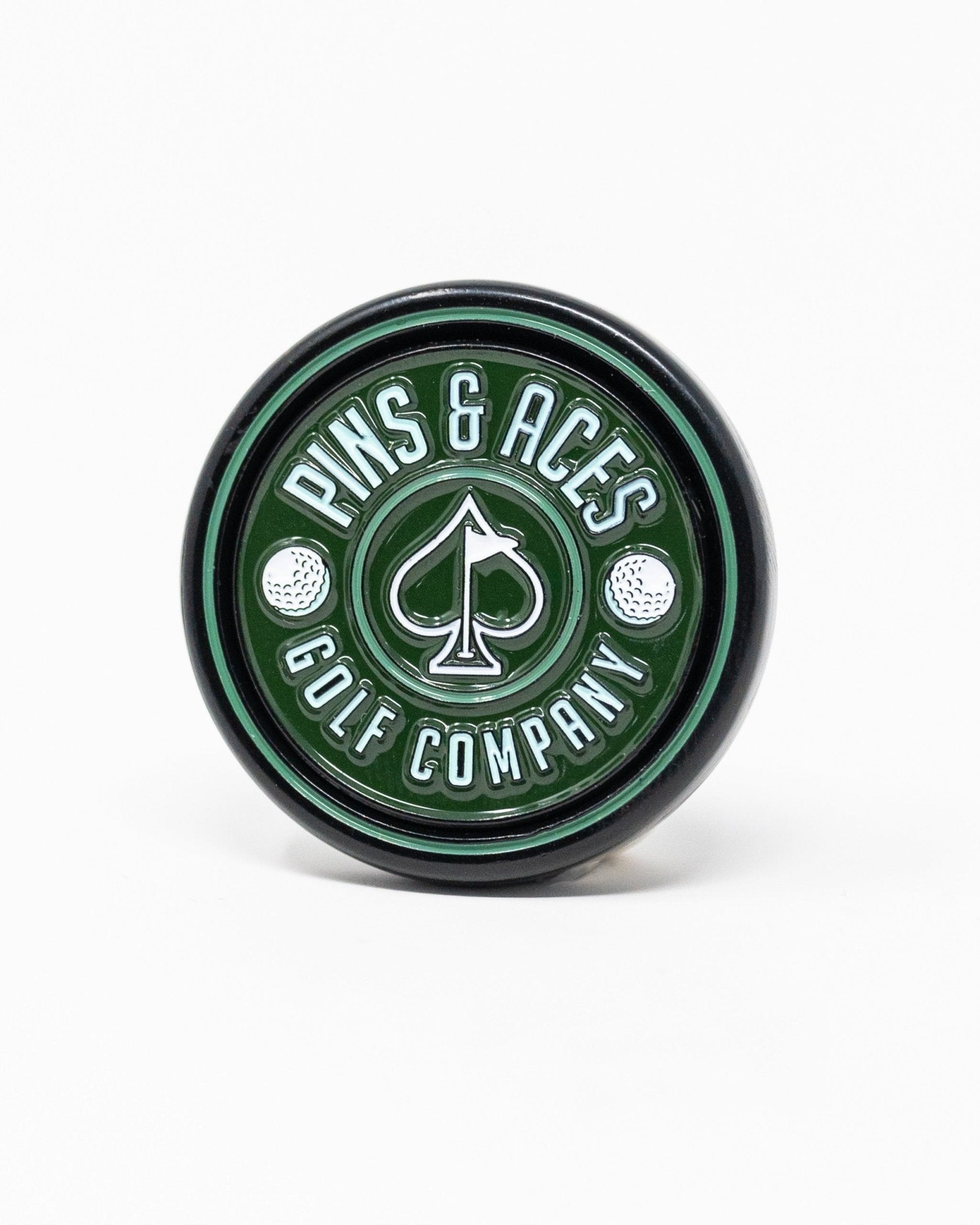 Pins and Aces Pop Out Medallion Ball Marker - Green - Angler's Pro Tackle & Outdoors