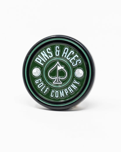 Pins and Aces Pop Out Medallion Ball Marker - Green - Angler's Pro Tackle & Outdoors