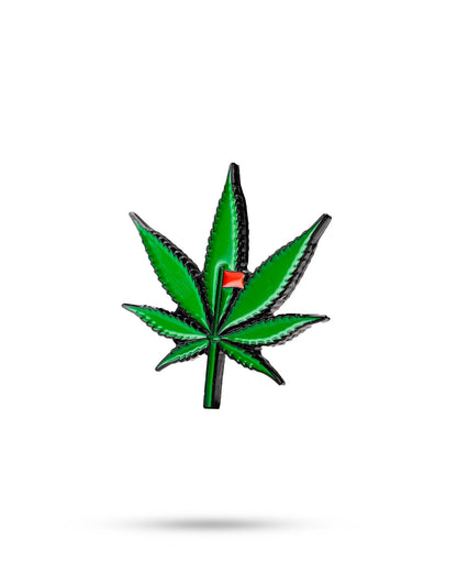 Pins and Aces Pot Leaf Ball Marker - Angler's Pro Tackle & Outdoors