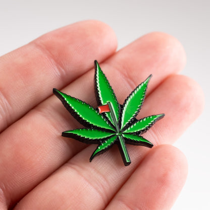 Pins and Aces Pot Leaf Ball Marker - Angler's Pro Tackle & Outdoors