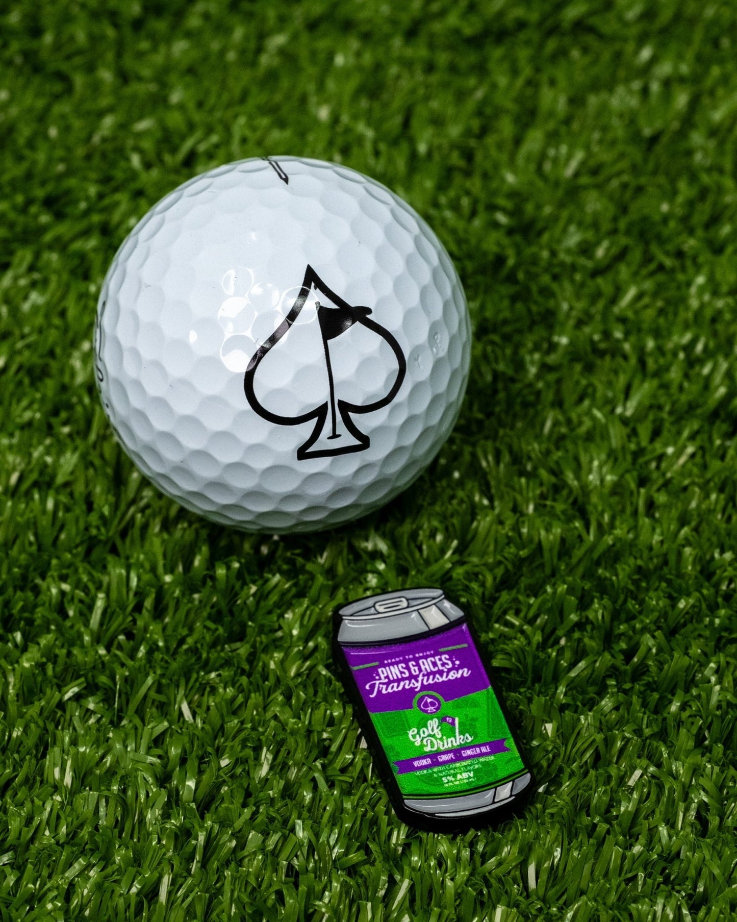 Pins and Aces Transfusion Can Ball Marker - Angler's Pro Tackle & Outdoors