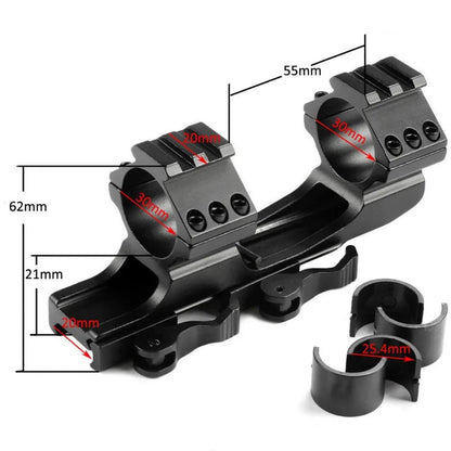 Pinty Scopes Cantilever Scope Mount 30mm Quick Release Weaver Forward Reach Dual Ring - Angler's Pro Tackle & Outdoors