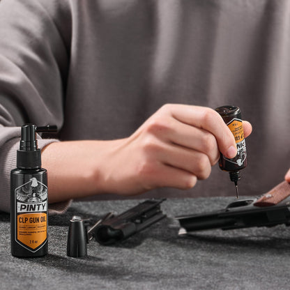 Pinty Scopes CLP Gun Oil Combo Cleaner Kit with 2 fl oz Fine Mist Sprayer & 1 fl oz Needle Oiler - Angler's Pro Tackle & Outdoors