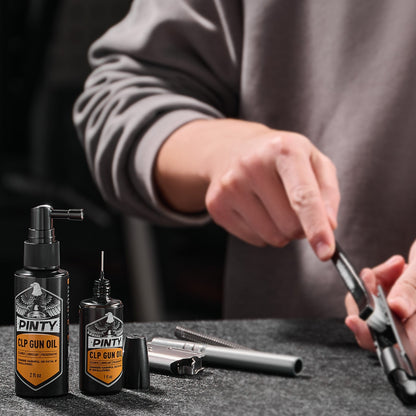 Pinty Scopes CLP Gun Oil Combo Cleaner Kit with 2 fl oz Fine Mist Sprayer & 1 fl oz Needle Oiler - Angler's Pro Tackle & Outdoors