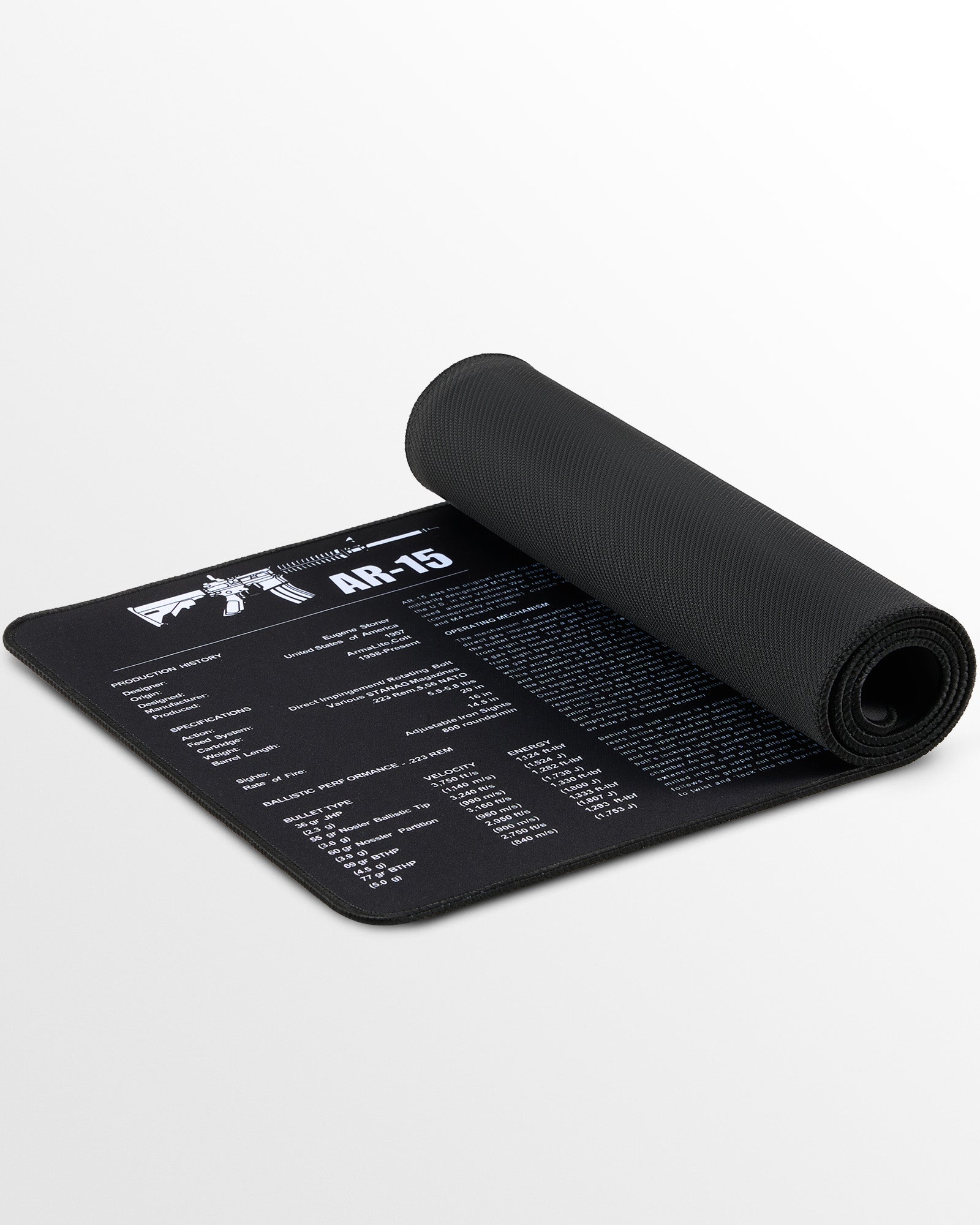 Pinty Scopes Rifle Cleaning Kit with 35.8 x 12 in Cleaning Mat Brushes Cleaning Rods Patch Canvas Pouch - Angler's Pro Tackle & Outdoors