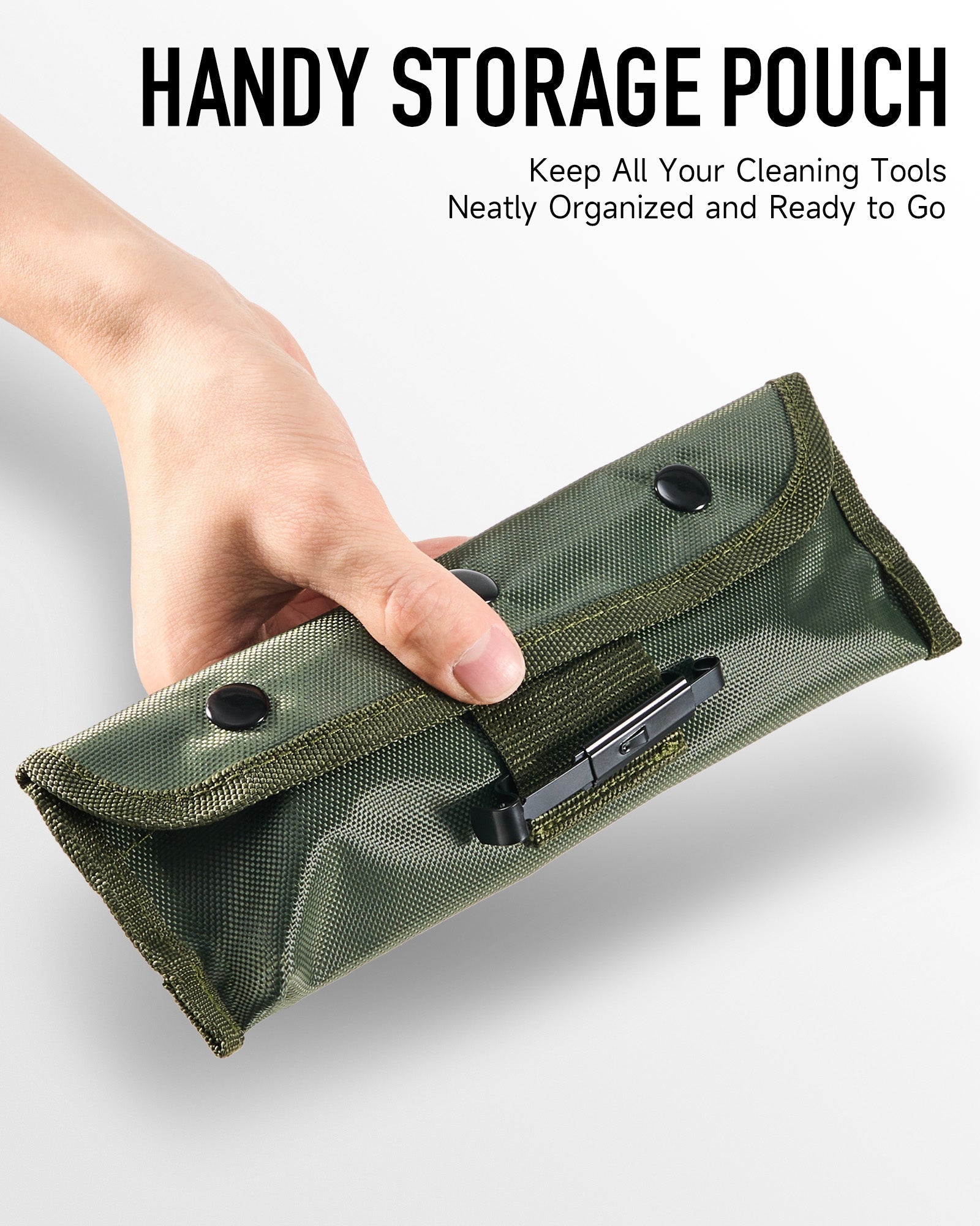 Pinty Scopes Rifle Cleaning Kit with 35.8 x 12 in Cleaning Mat Brushes Cleaning Rods Patch Canvas Pouch - Angler's Pro Tackle & Outdoors