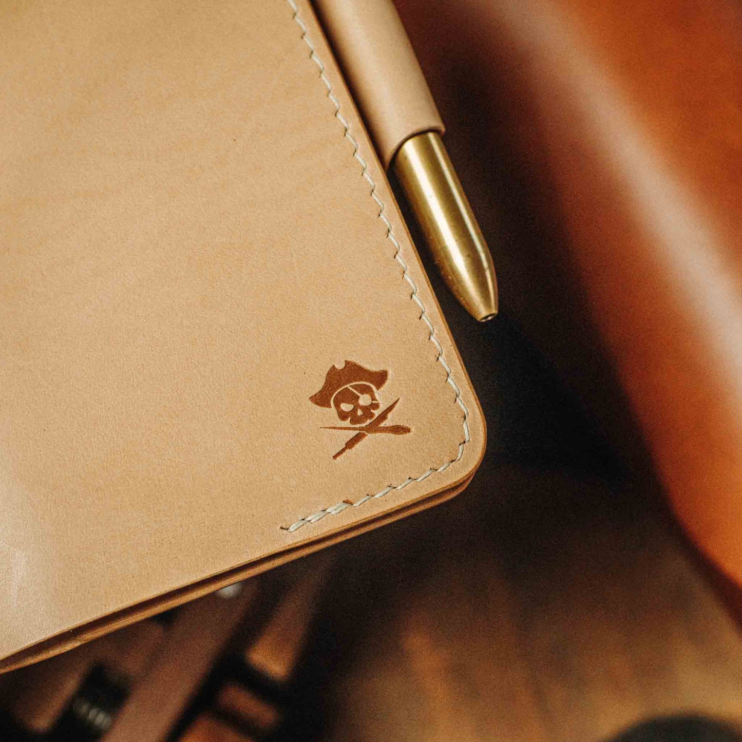 Pirate Goods Field Notes Cover - Navigator | Leather Journal Holder | EDC - Angler's Pro Tackle & Outdoors