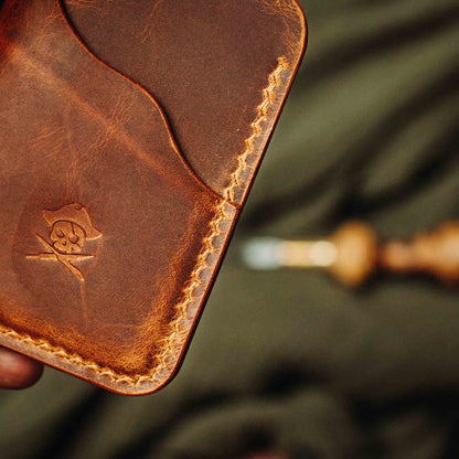 Pirate Goods Slim Card Holder - Venturer v2 | Minimalist Leather Wallet | EDC - Angler's Pro Tackle & Outdoors
