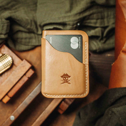 Pirate Goods Slim Card Holder - Venturer v2 | Minimalist Leather Wallet | EDC - Angler's Pro Tackle & Outdoors
