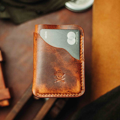 Pirate Goods Slim Card Holder - Venturer v2 | Minimalist Leather Wallet | EDC - Angler's Pro Tackle & Outdoors