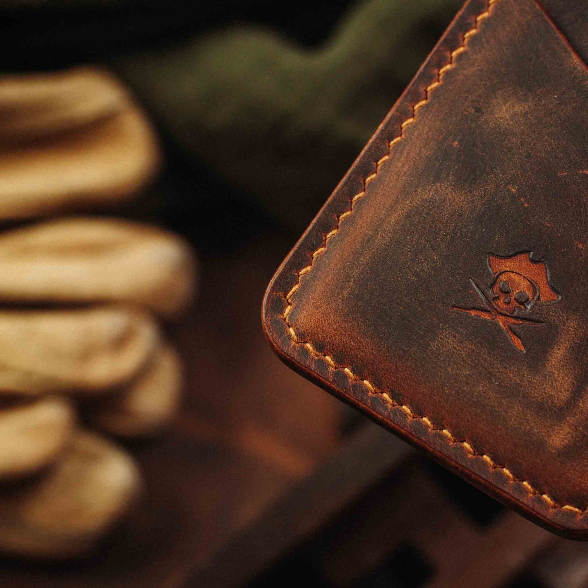 Pirate Goods Slim Leather Wallet - Boatswain v3 | Minimalist Card Holder | EDC - Angler's Pro Tackle & Outdoors