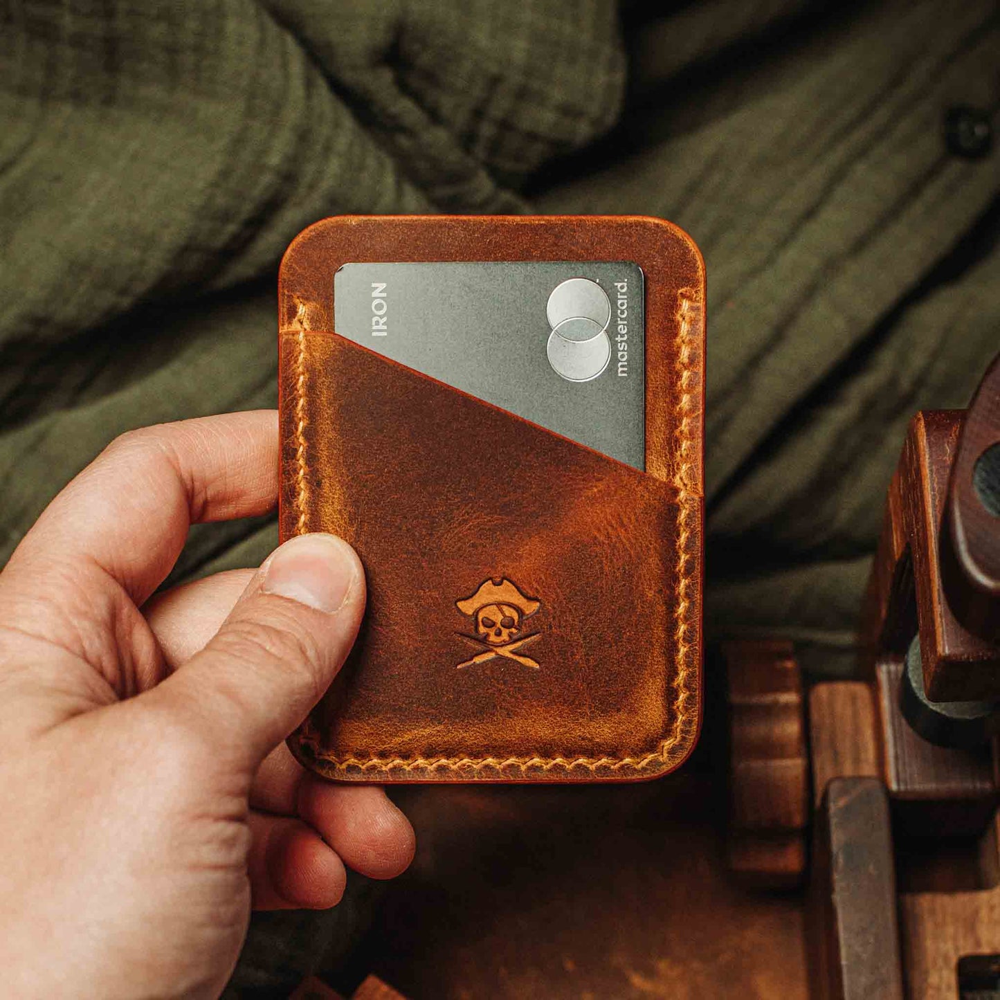 Pirate Goods Slim Leather Wallet - Boatswain v3 | Minimalist Card Holder | EDC - Angler's Pro Tackle & Outdoors