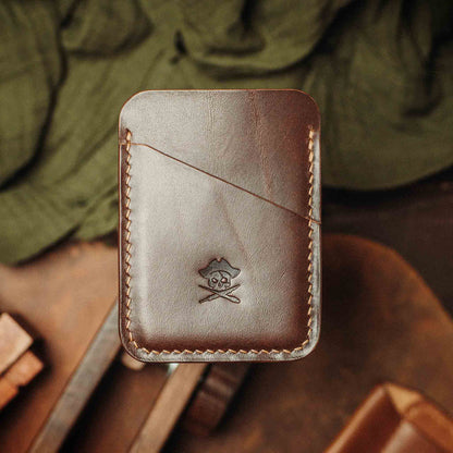 Pirate Goods Slim Leather Wallet - Boatswain v3 | Minimalist Card Holder | EDC - Angler's Pro Tackle & Outdoors