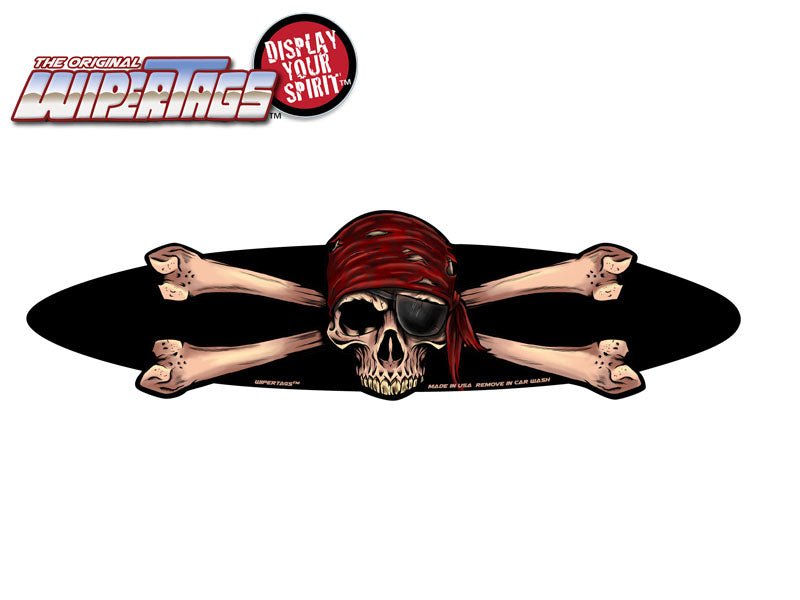 Pirate Skull and Crossbones WiperTags - Angler's Pro Tackle & Outdoors