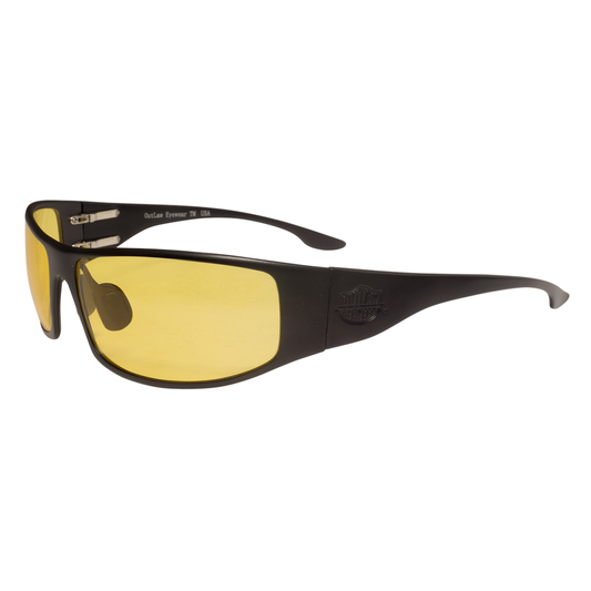 Outlaw Eyewear - Fugitive TAC Shooter Yellow lenses for Military