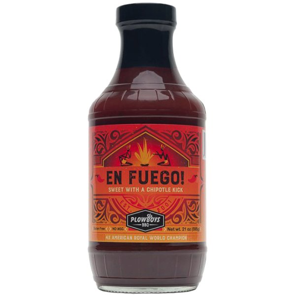 Plowboys BBQ En Fuego Spicy Sauce 16 oz. - Angler's Pro Tackle & Outdoors