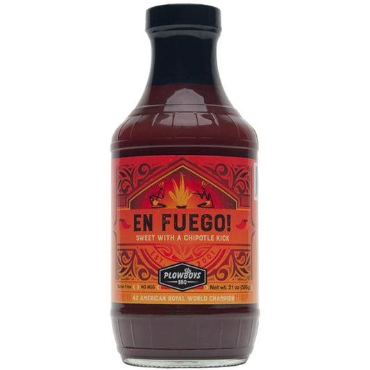 Plowboys BBQ En Fuego Spicy Sauce 16 oz. - Angler's Pro Tackle & Outdoors