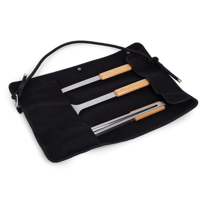 Picnic Time BBQ Roll Up 3 Piece Set